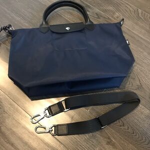 Longchamp Navy Blue Le Pliage Energy L Bag